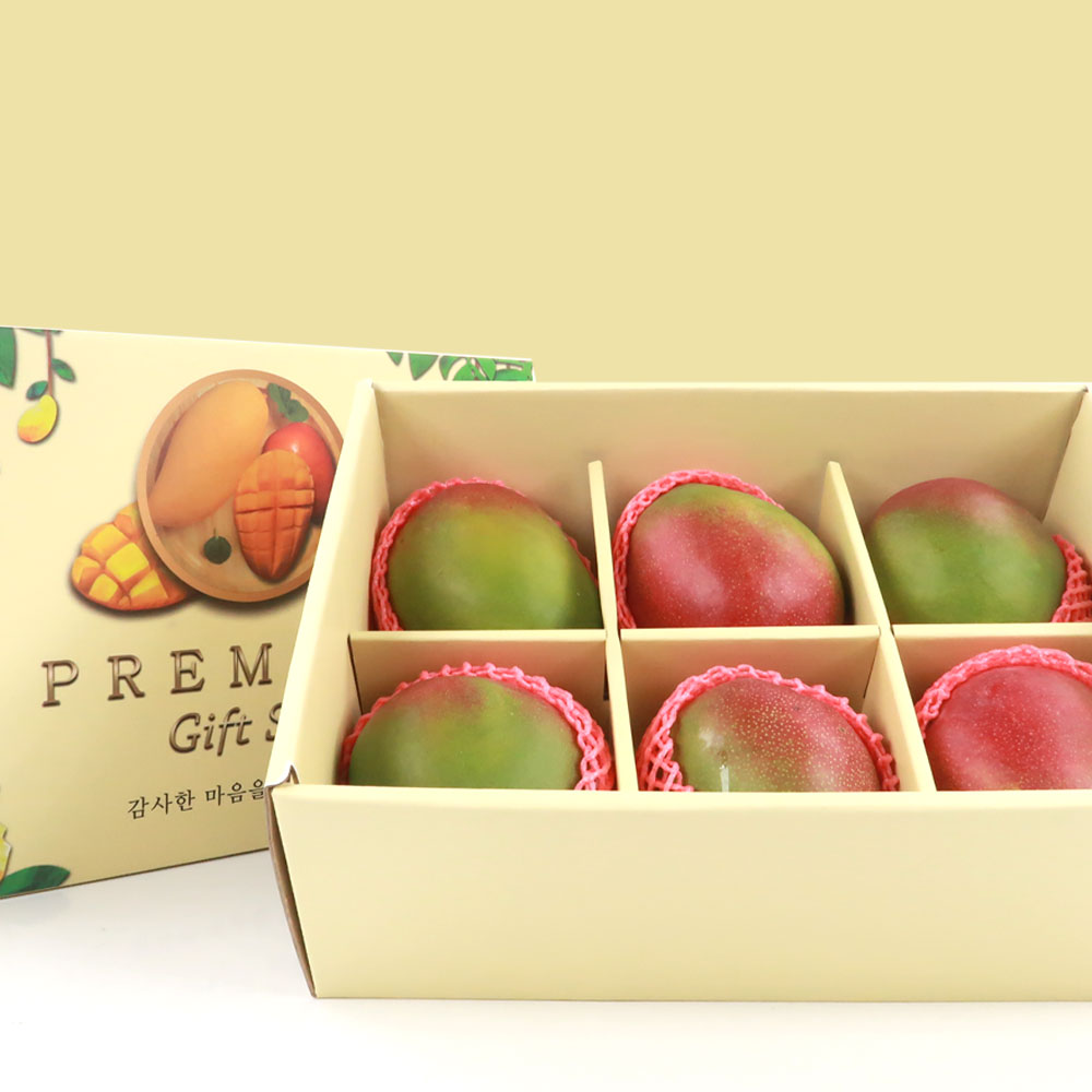 프리미엄 애플망고 대과 6입 선물세트 2.4kg이상 